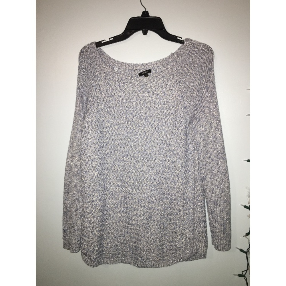 Light blue sparkly sweater